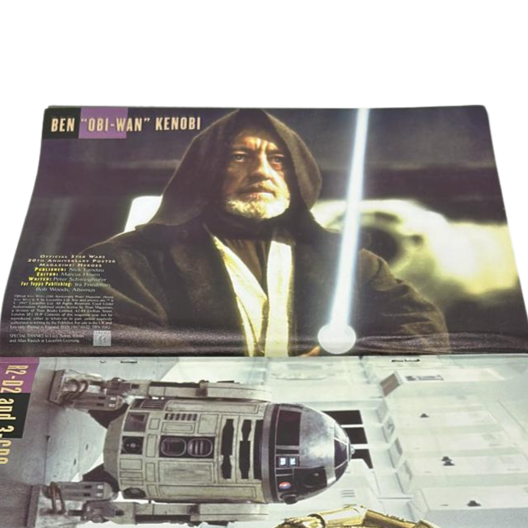 Star Wars Heroes 20th anniversary poster magazine Titan 1997