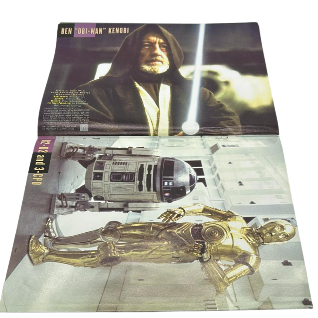 Star Wars Heroes 20th anniversary poster magazine Titan 1997