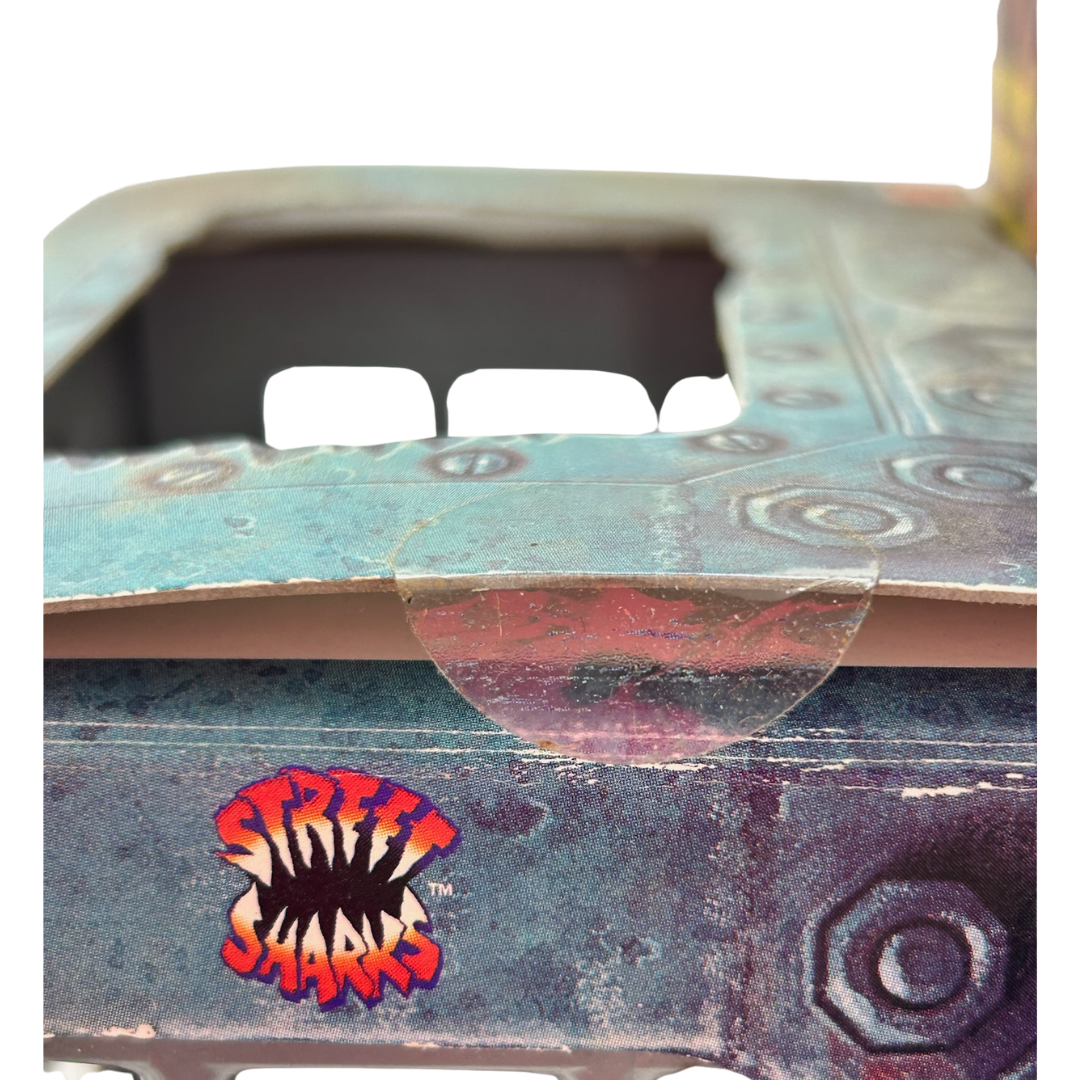 Street Sharks Blades figure in a good box vintage toy by Mattel 254
