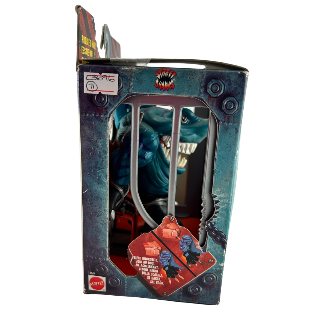 Street Sharks Blades figure in a good box vintage toy by Mattel 254
