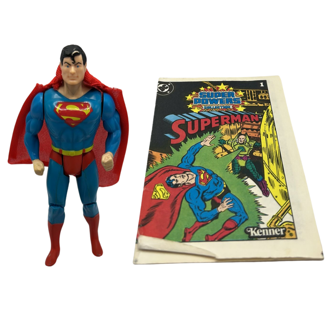 Kenner Super Powers original vintage Superman with working action 453