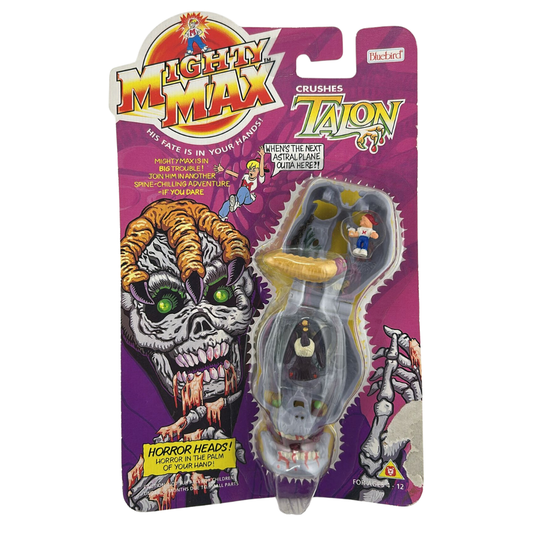 Mighty Max Talon mint on card MOC Crushes Clawber Bluebird card
