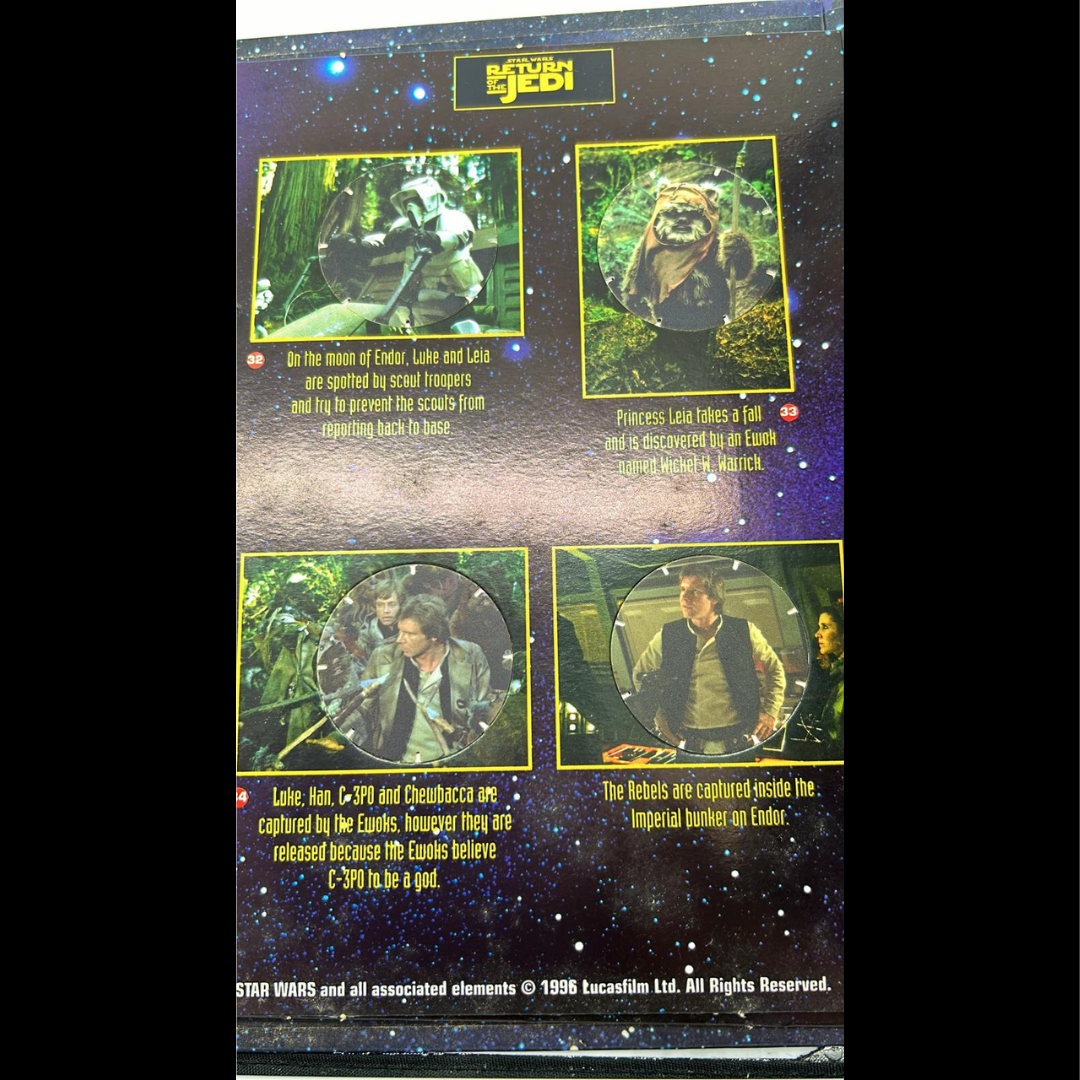 Star Wars Tazo Collector's Force Pack Walkers 1996 Complete Set