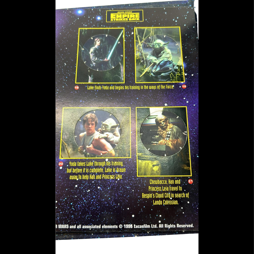 Star Wars Tazo Collector's Force Pack Walkers 1996 Complete Set