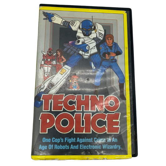 Techno Police cartoon on VHS Video