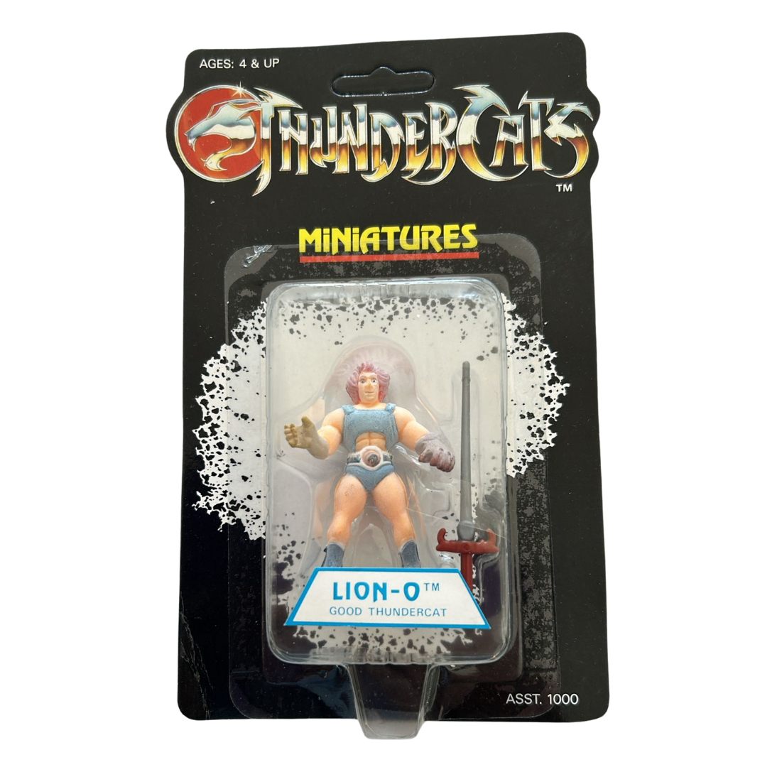 Liono Vintage 1980's Thundercats Mini Figure Miniatures MOC frosted figure