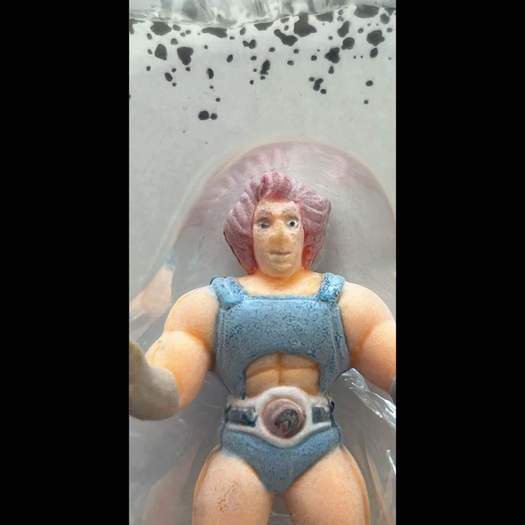 Liono Vintage 1980's Thundercats Mini Figure Miniatures MOC frosted figure