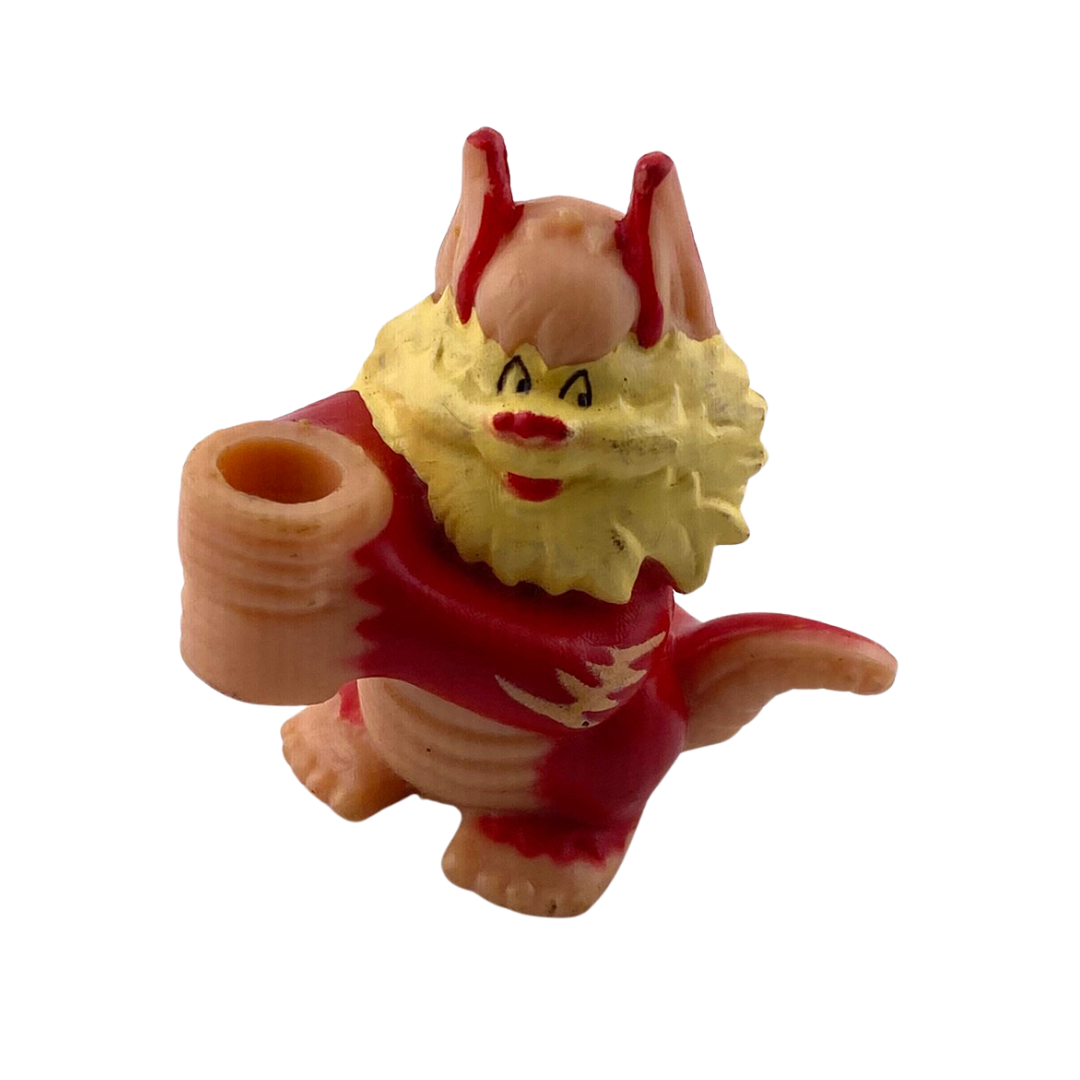 Thundercats Snarf figure vintage pencil topper straw holder by Burger King 487