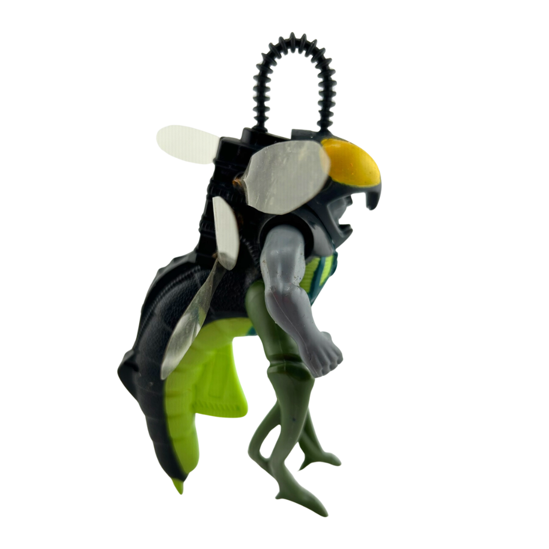 Thundercats Stinger Rampager good helmet stuck on plastic wings 263