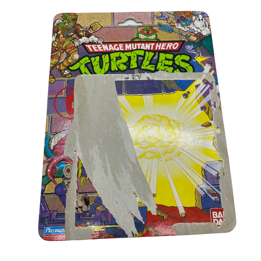 Teenage Mutant Ninja Turtles Foot Soldier figure cardback original