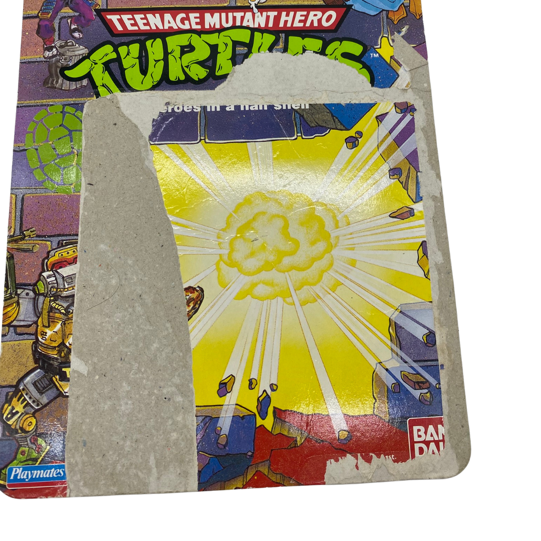 Teenage Mutant Ninja Turtles Genghis Frog figure cardback original