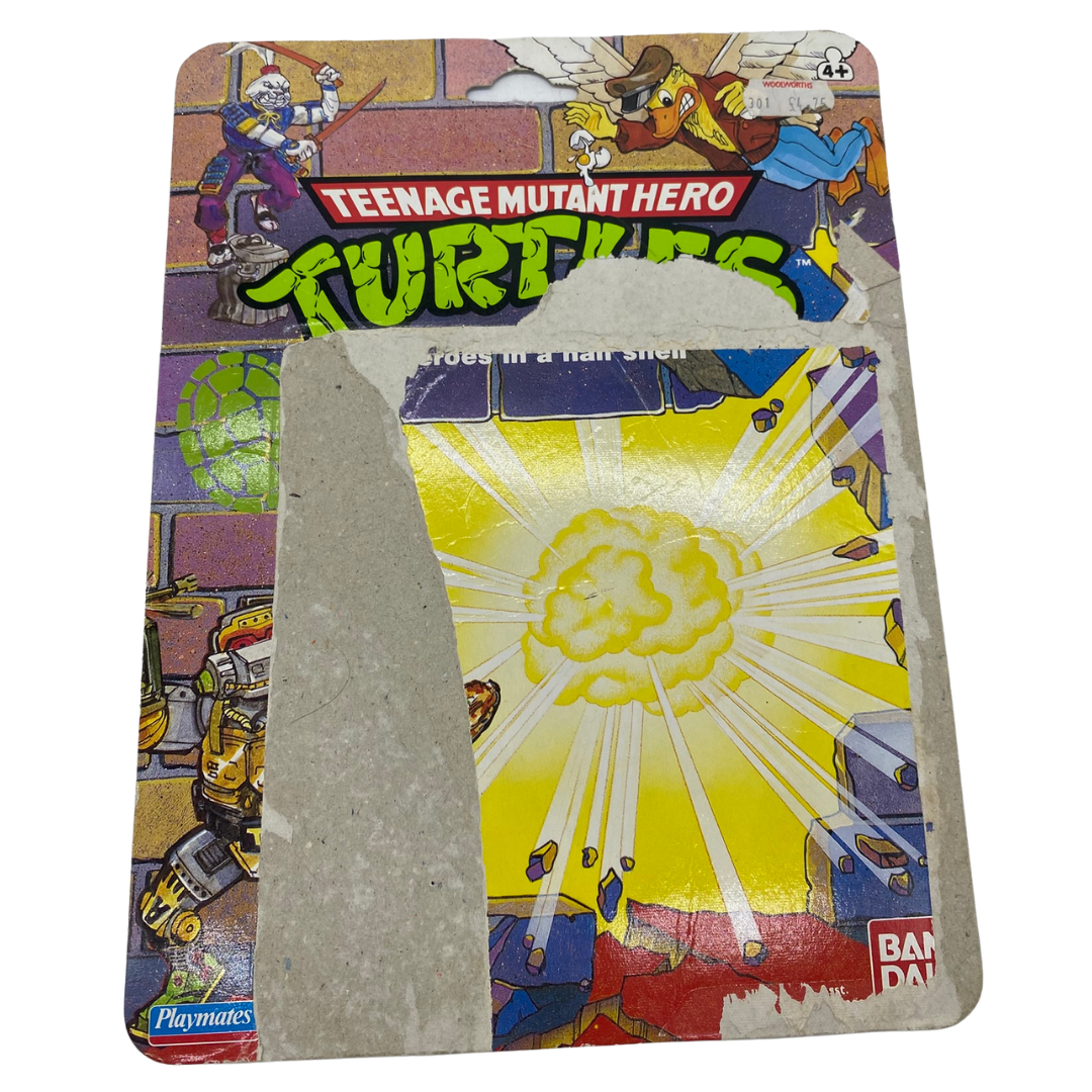Teenage Mutant Ninja Turtles Genghis Frog figure cardback original