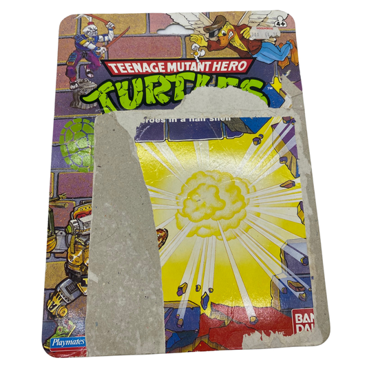 Teenage Mutant Ninja Turtles Genghis Frog figure cardback original