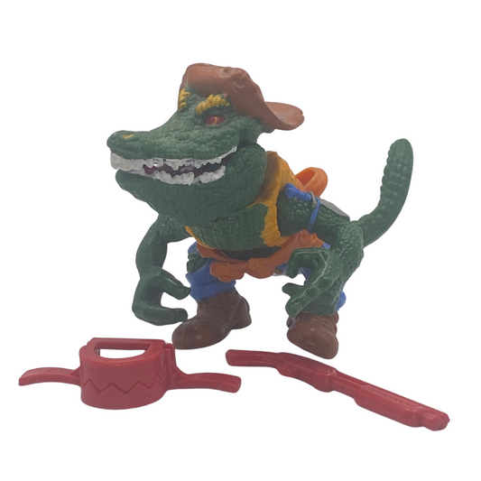 Teenage Mutant Ninja Turtles Leatherhead figure complete TMNT T1