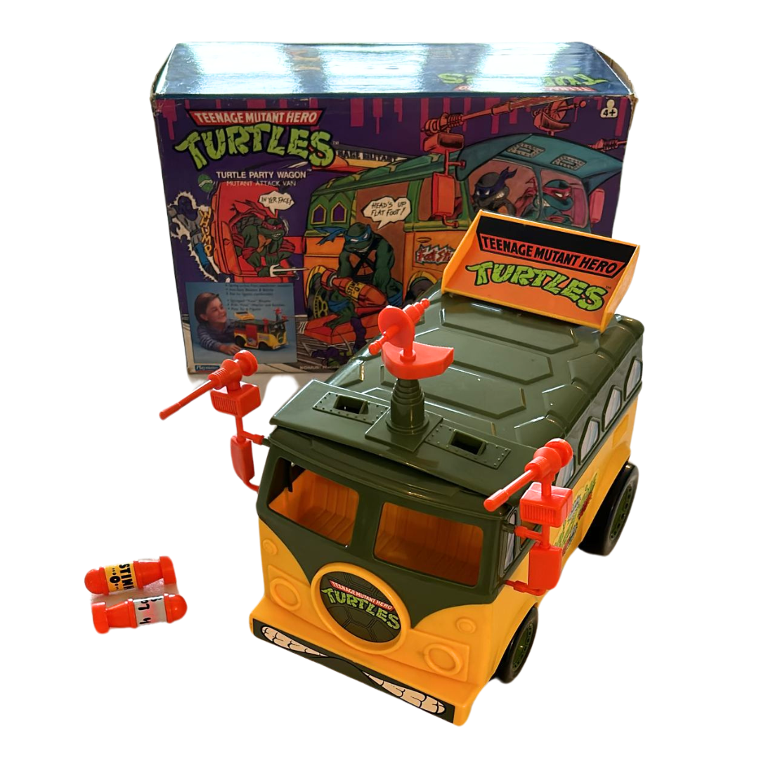Teenage Mutant Ninja Hero Turtles Party Wagon complete Van Boxed TMNT 1989