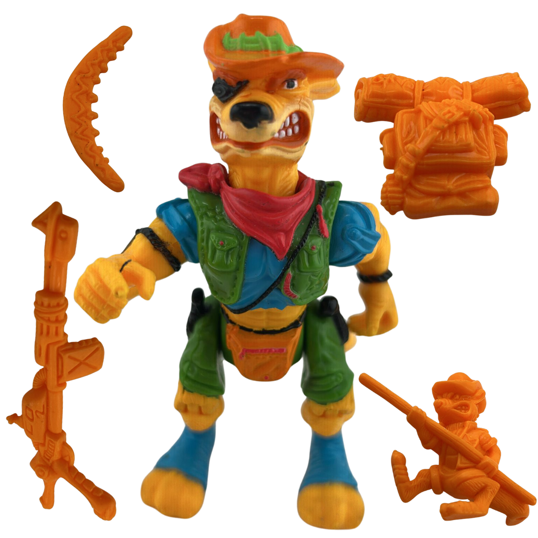 Teenage Mutant Ninja Turtles Walkabout & Kid Kangie figure complete 177