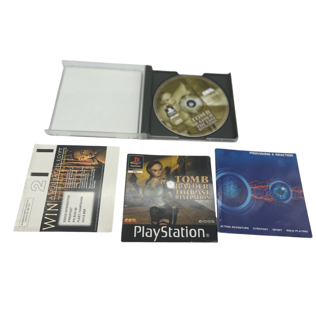 Tomb Raider The Last Revelation PlayStation 1 PS1 Game Complete With Manual PAL