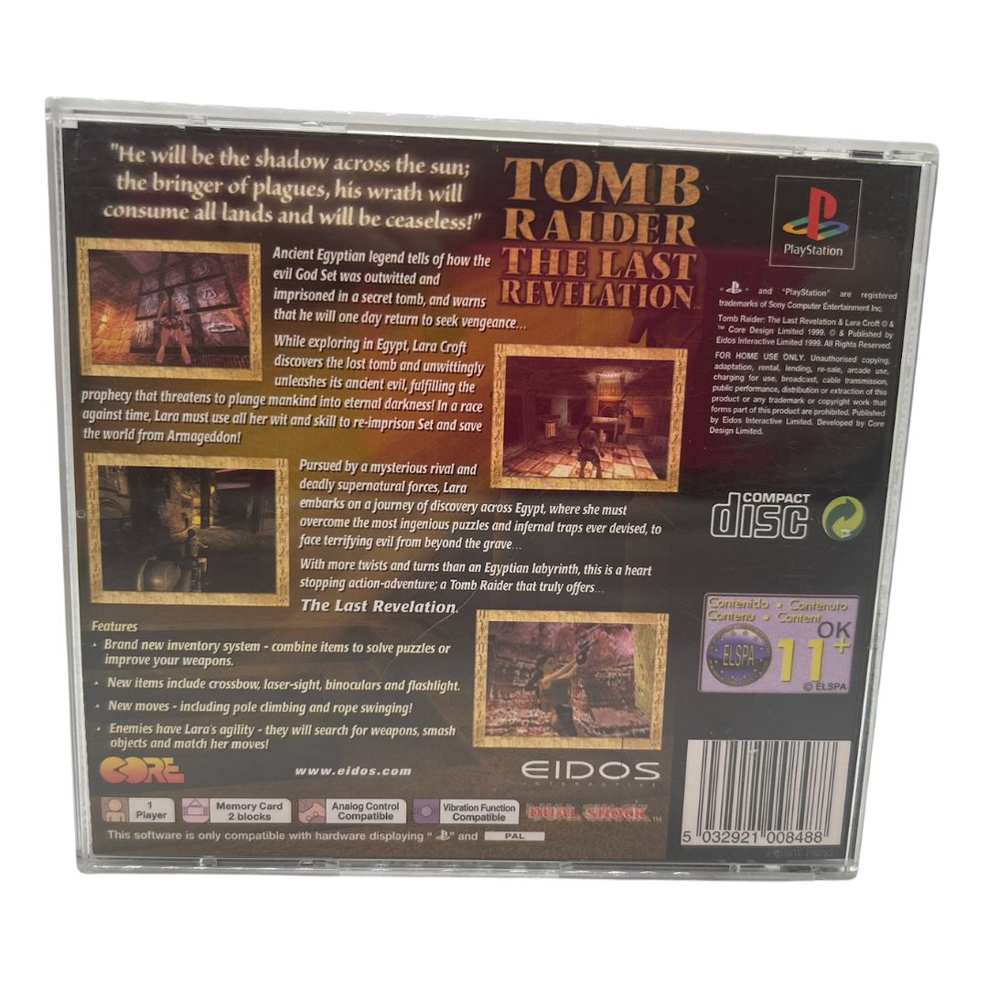 Tomb Raider The Last Revelation PlayStation 1 PS1 Game Complete With Manual PAL