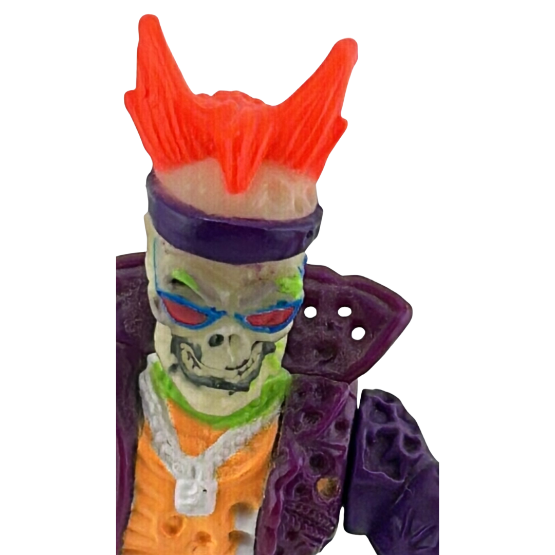 Toxic Crusaders Bonehead figure complete 1991 Playmates 156