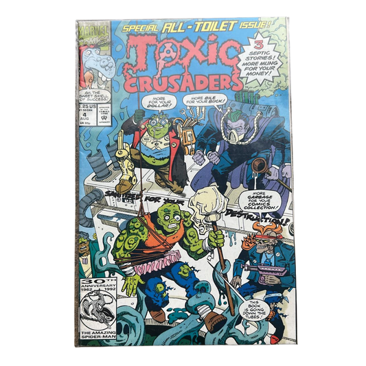 Toxic Crusaders comic special all toilet issue 4th August