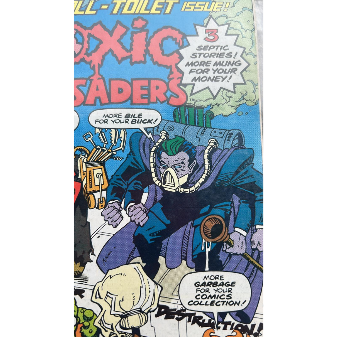 Toxic Crusaders comic special all toilet issue 4th August