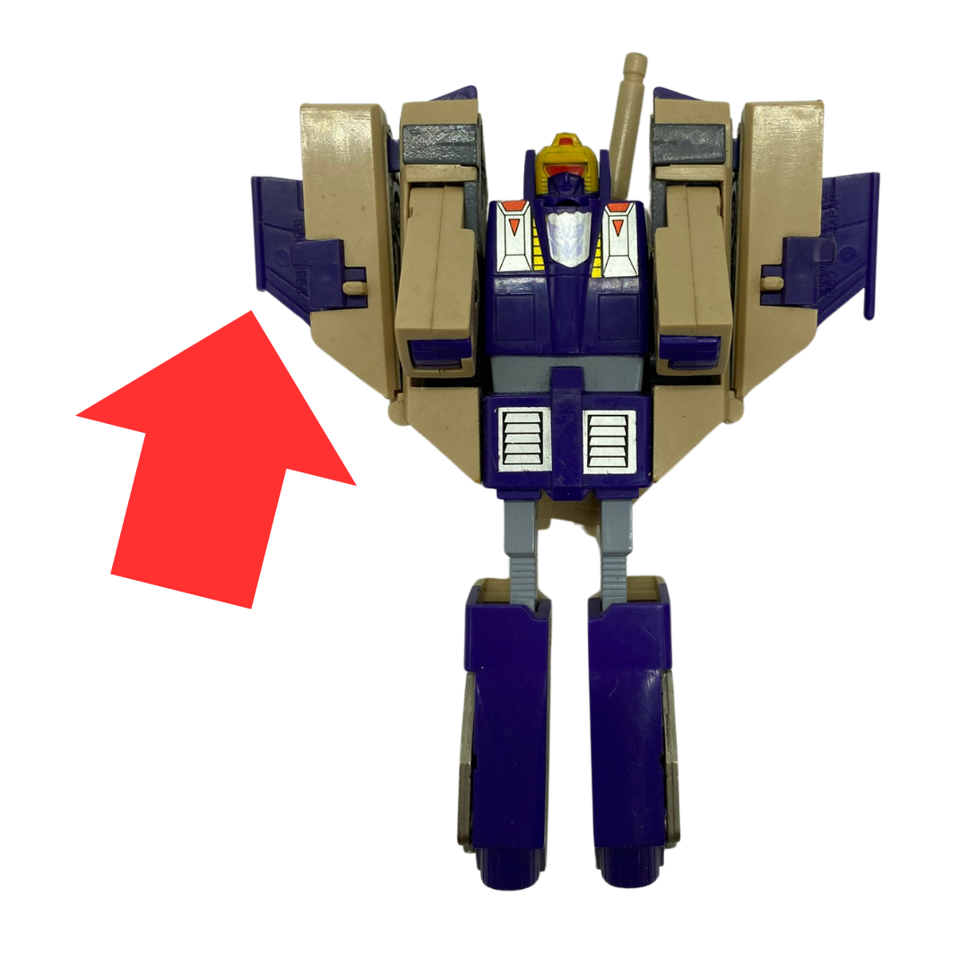 Transformers G1 Blitzwing Triplechanger figure 354A