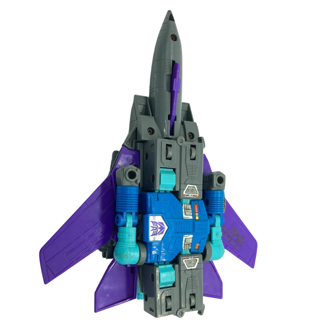 G1 Transformers Darkwing and Throttle complete Decepticon