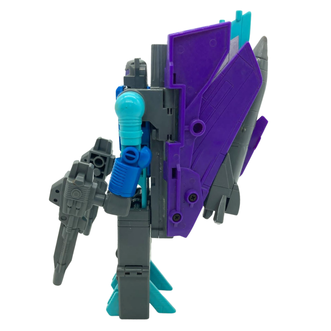 G1 Transformers Darkwing and Throttle complete Decepticon