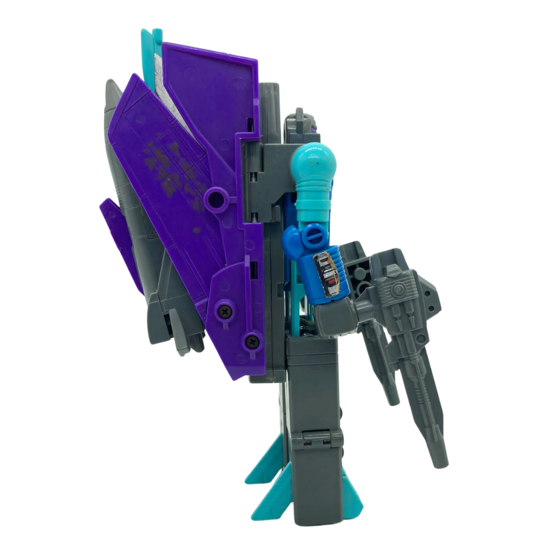 G1 Transformers Darkwing and Throttle complete Decepticon