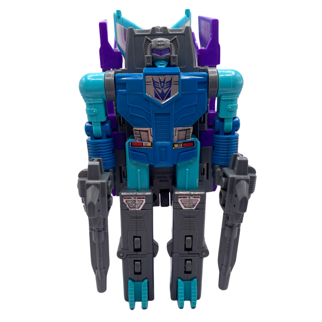 G1 Transformers Darkwing and Throttle complete Decepticon 100