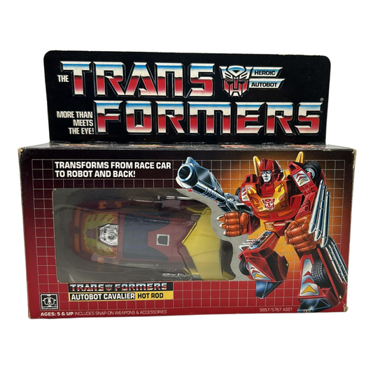 Transformers original G1 Hot Rod Boxed with bubble complete