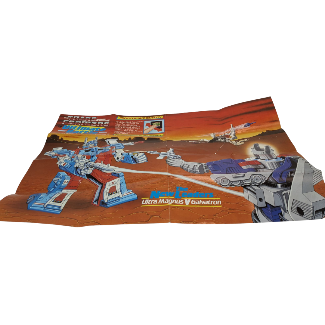 G1 Transformers Product poster Ultimate Battle Ultra Magnus VS Galvatron