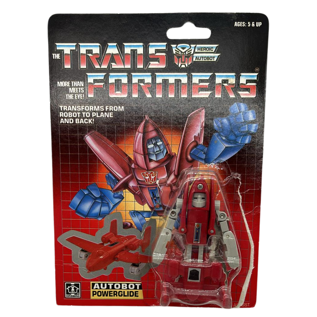 Transformers G1 Mini-Autobot Powerglide with original bubble and card