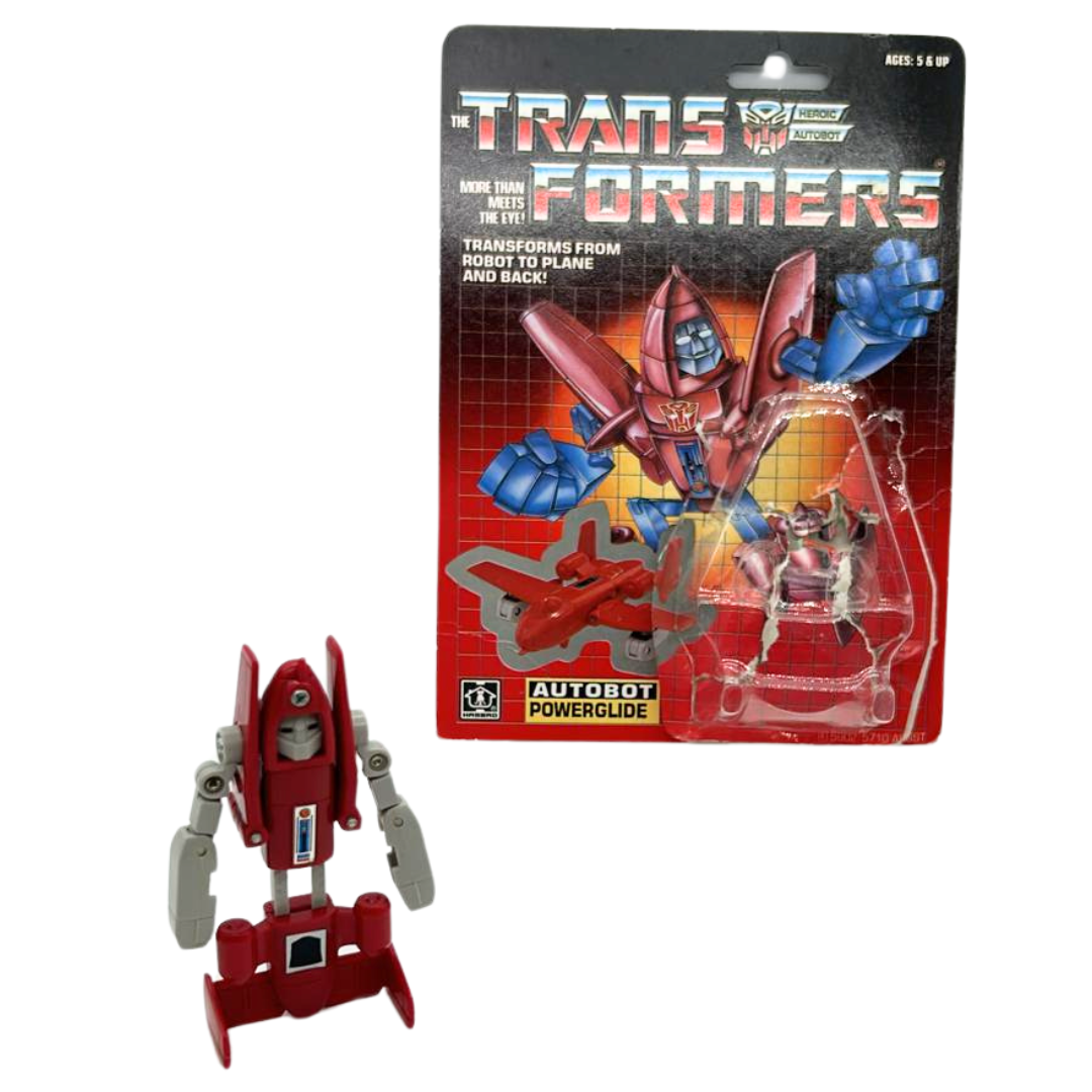 Transformers G1 Mini-Autobot Powerglide with original bubble and card