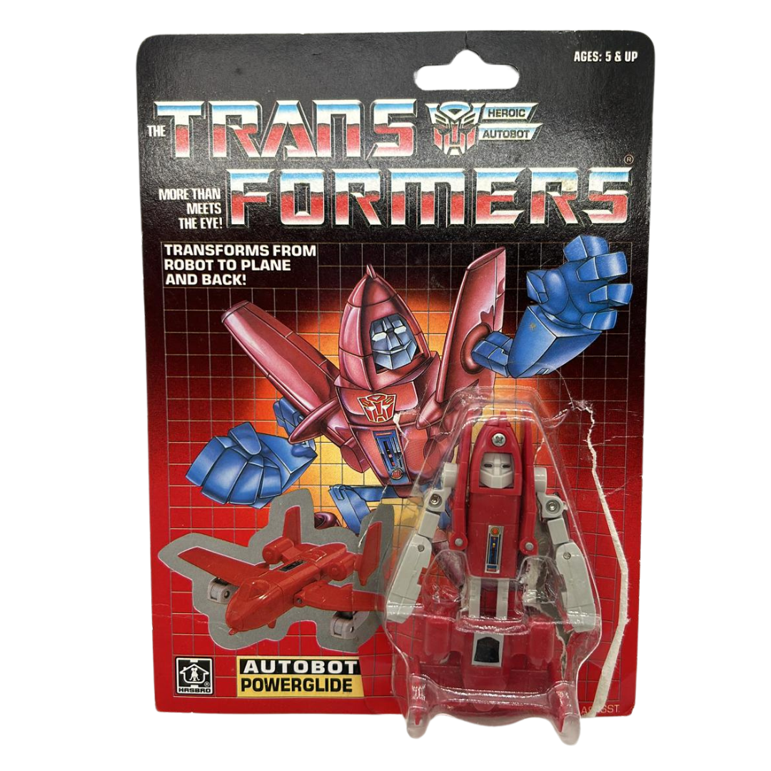 Transformers G1 Mini-Autobot Powerglide with original bubble and card