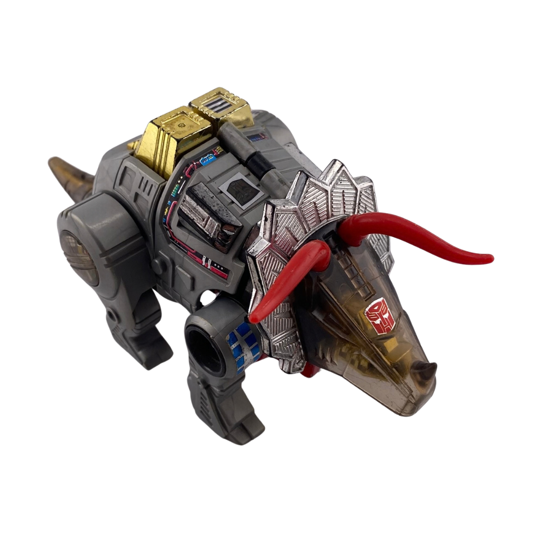 Transformers G1 Slag Dinobot figure not complete Tricerotops 415