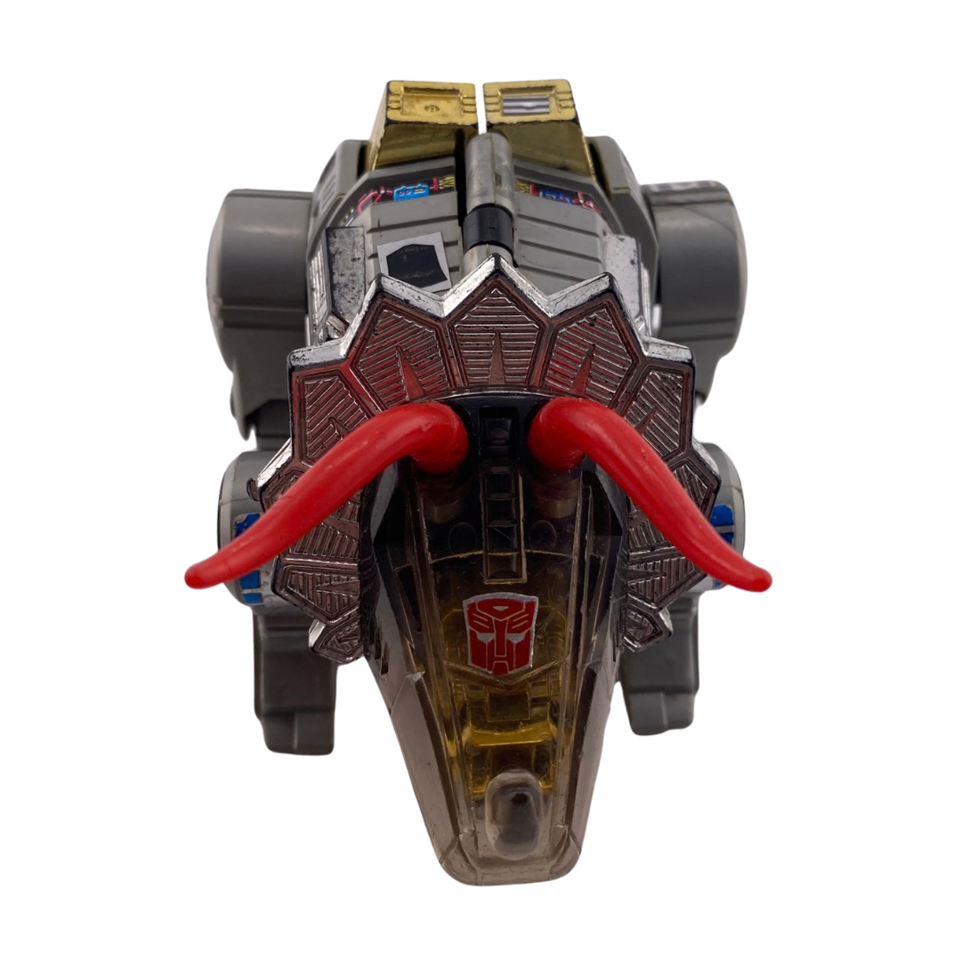 Transformers G1 Slag Dinobot figure not complete Tricerotops 415