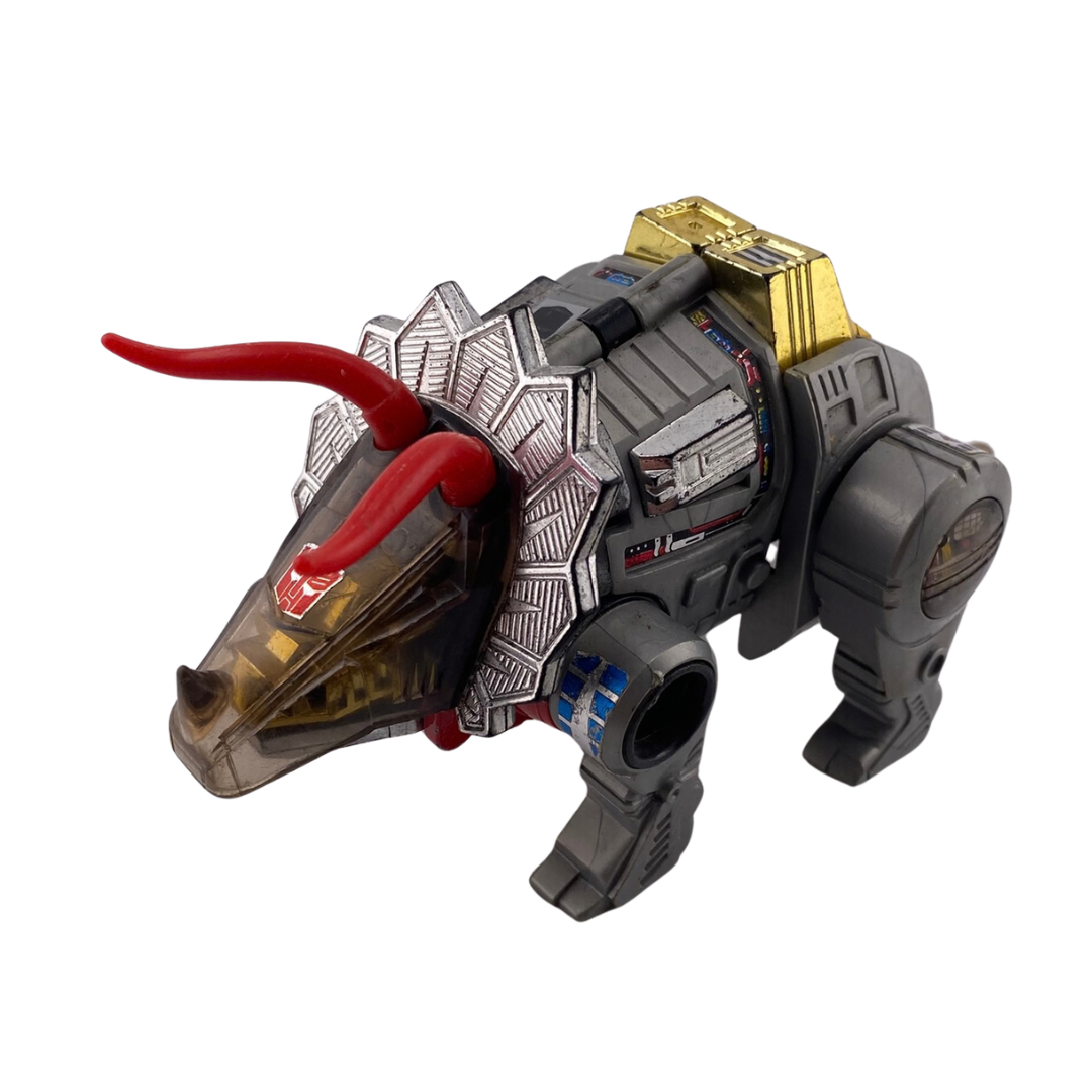 Transformers G1 Slag Dinobot figure not complete Tricerotops 415