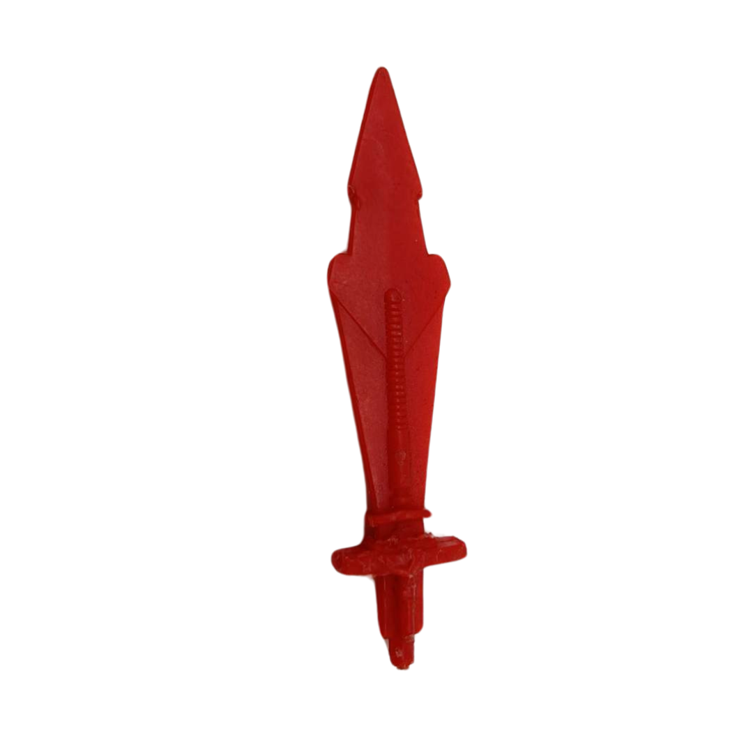 Transformers G1 Snarl Dinobot red sword, part, accessory original 62