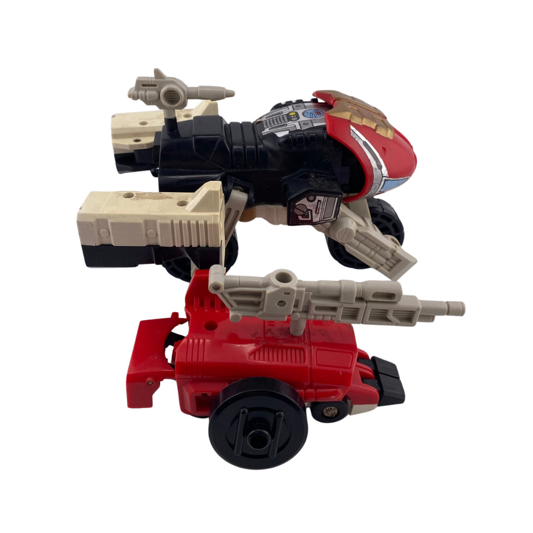 Vintage Transformers G1 Vroom Pretender Autobot motorcycle and sidecar complete