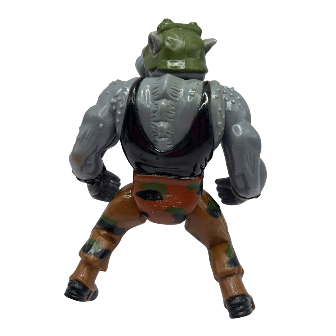 Teenage Mutant Ninja Turtles Rocksteady figure 1988 Playmates TMNT Rhino 335A