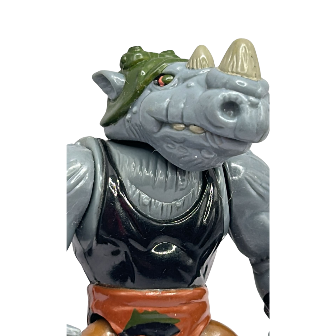 Teenage Mutant Ninja Turtles Rocksteady figure 1988 Playmates TMNT Rhino 335A