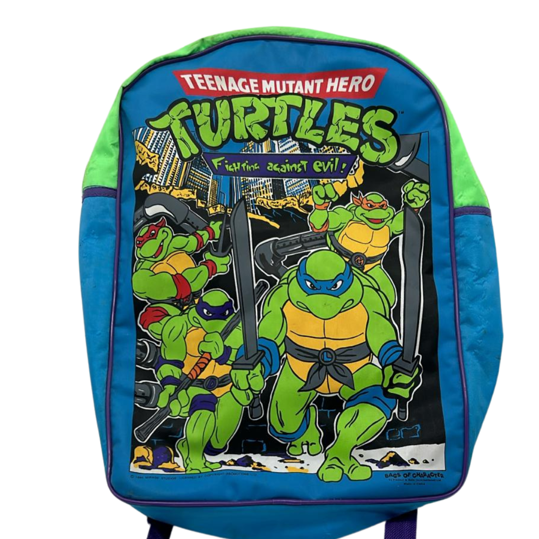 Vintage Teenage Mutant Ninja Turtles TMNT rucksack, back pack bag 2