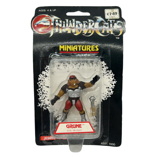 Thundercats Grune Vintage 1980's Mini Figure, Miniatures MOC 32