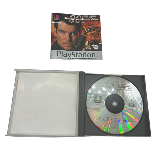 007 Tomorrow Never Dies PlayStation 1 Platinum PS1 1999 UK PAL Complete