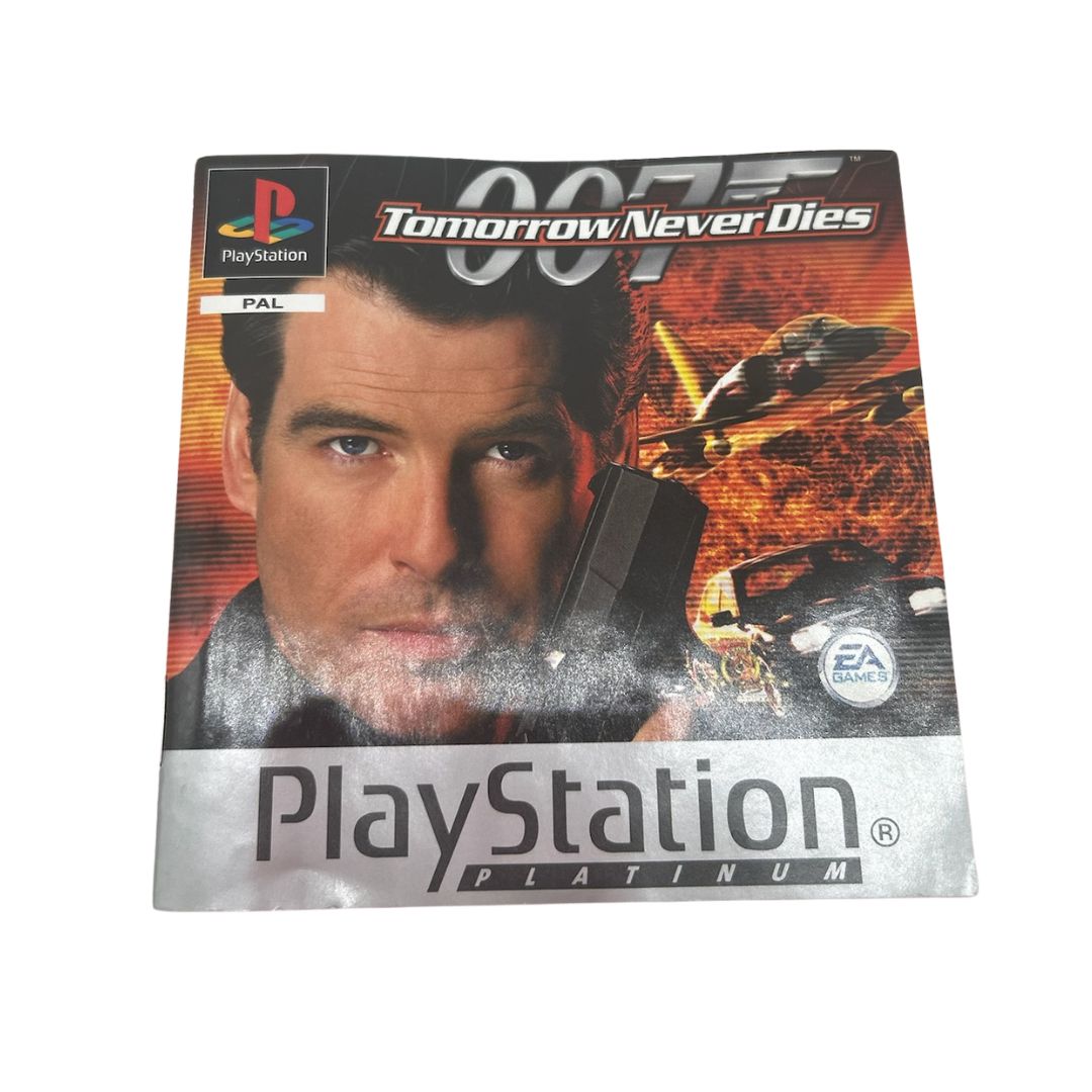 007 Tomorrow Never Dies PlayStation 1 Platinum PS1 1999 UK PAL Complete