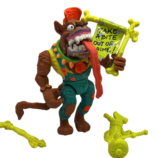 Toxic Crusaders Junkyard Dog figure near complete 1991 Playmates 613