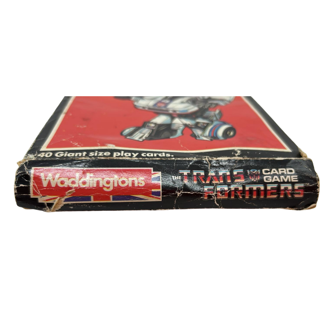 Transformers 1985 card game by Waddingtons with insert and box 419A