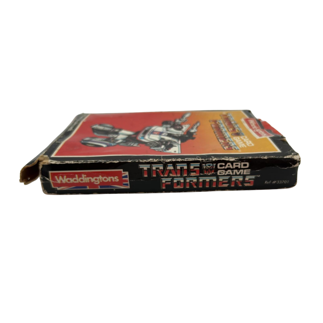 Transformers 1985 card game by Waddingtons with insert and box 419A