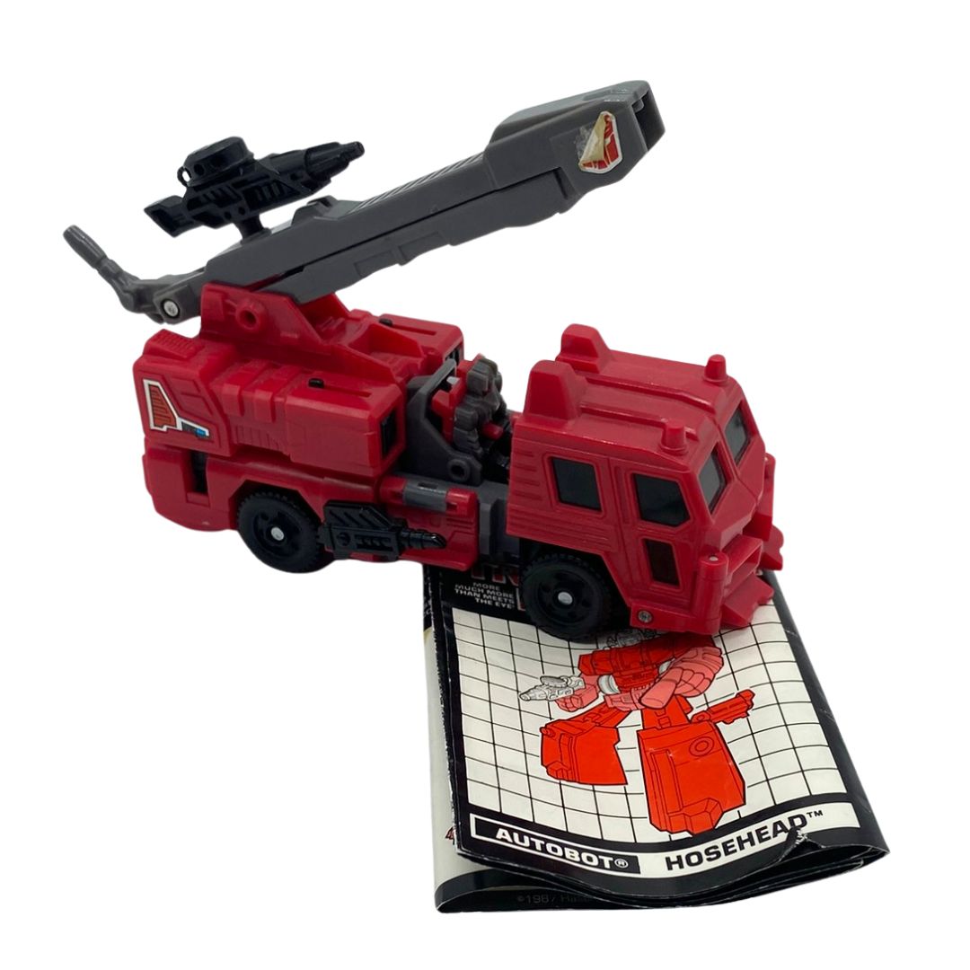 Transformers G1 Hosehead Headmaster Autobot near complete 626